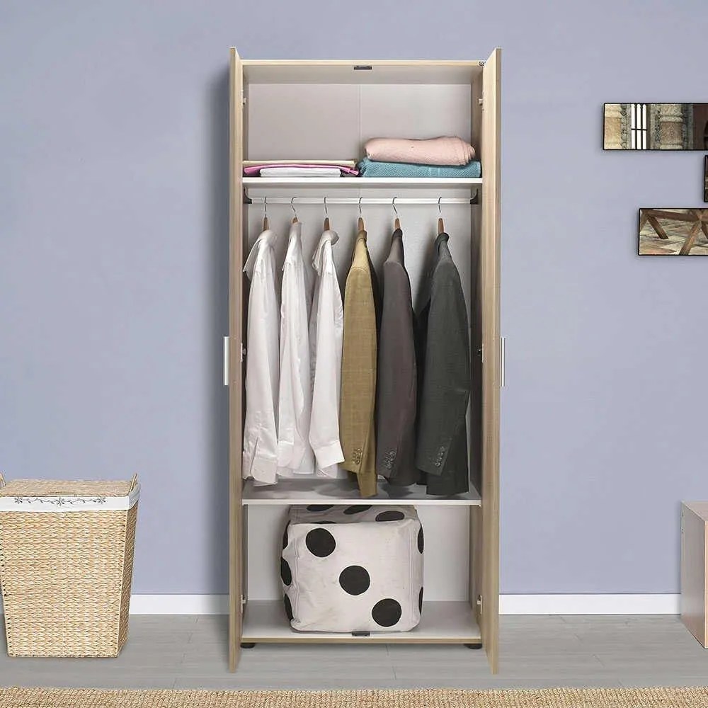 Dulap Haine Adore Trendline cu 2 usi si umeras, 80 x 187 x 47 cm