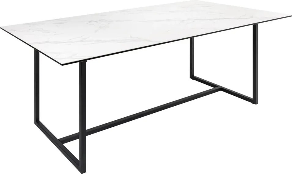 Masa moderna, Ceramica, Alb marmorat, SYMBIOSE 200cm A-6541088 VC