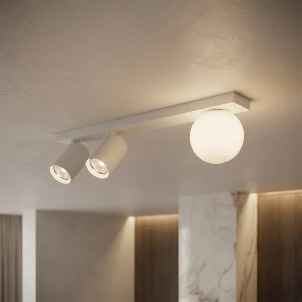 Brilagi - Lampă spot SELE BALL 2xGU10/30W/230V + 1xG9/10W, albă