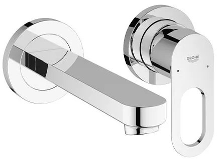 GROHE 20289000 - Baterie pentru lavoar cu două orificii BAULOOP 110 mm, crom lucios