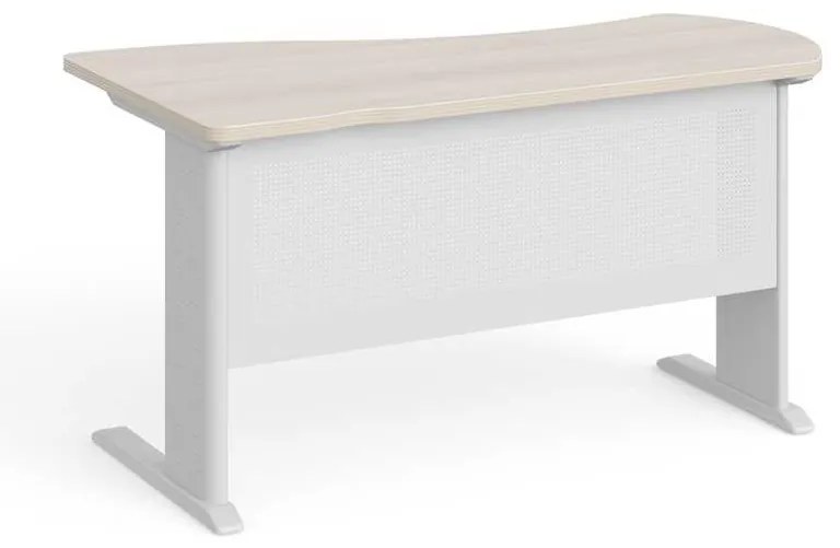 Birou de colt Manager 140 x 80 cm, dreapta, salcâm deschis