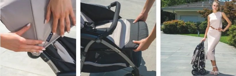 Carucior sport Giramondo Grigio Piombo CAM, 0 - 4 ani sau 22 kg, UV 50+