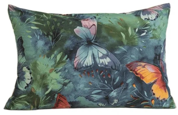 Fata de perna decorativa COLORFUL BUTTERFLY 50x70 cm, colorat