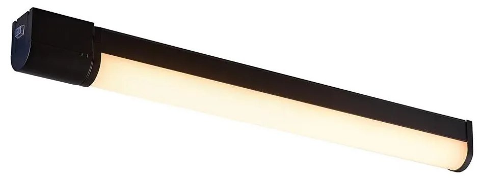 Nordlux - Lumină LED pentru oglindă de baie cu priză, 15W, 230V, IP44, 68,4 cm, negru