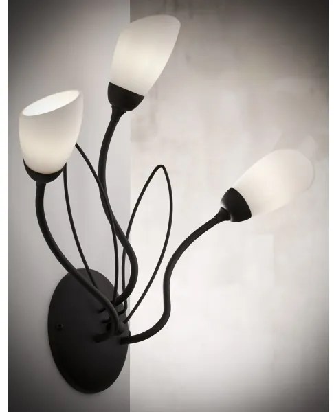 Jupiter 2059 - Aplică de perete GLORIOSA 3xG9/14W/230V, neagră