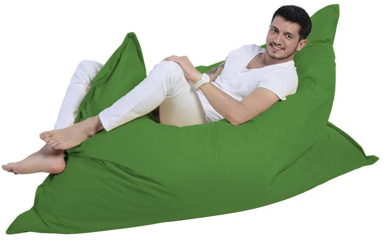Fotoliu puf pentru grădină Giant Cushion 140x180 - Green