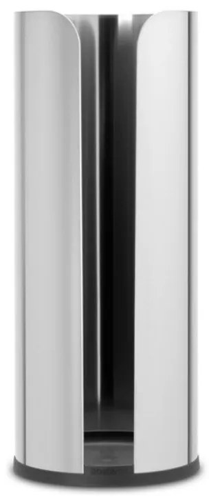 Suport hartie igienica Brabantia ReNew 1003473, Triplu, Rezistent la coroziune, Inox