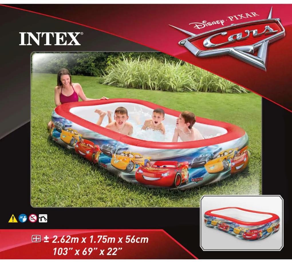 Intex Piscina Cars, multicolor, 262x175x56 cm