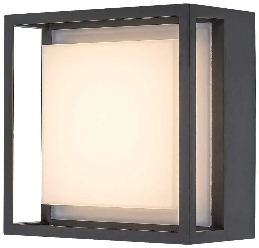 Aplica LED de perete pentru iluminat exterior IP65 Mendoza antracit, alb