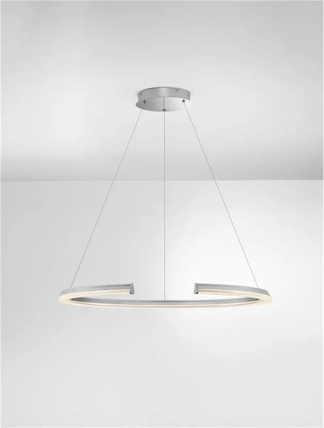 Lustra LED suspendata design circular ELMO D-83cm