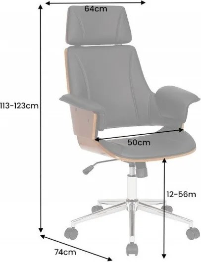 Scaun de birou pivotant Manhattan