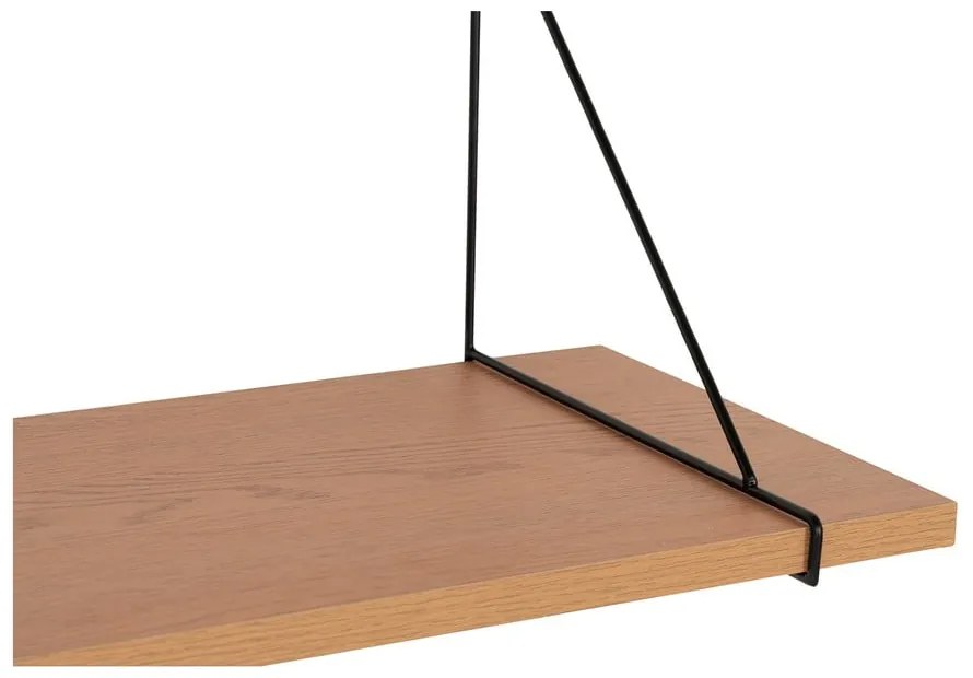Raft în culoare naturală cu aspect de lemn de frasin 80 cm Chiba – House Nordic