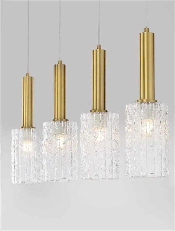 Lustra cu 4 pendule design modern Certa