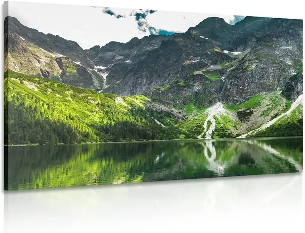 Tablou ochiul mării în munții Tatra