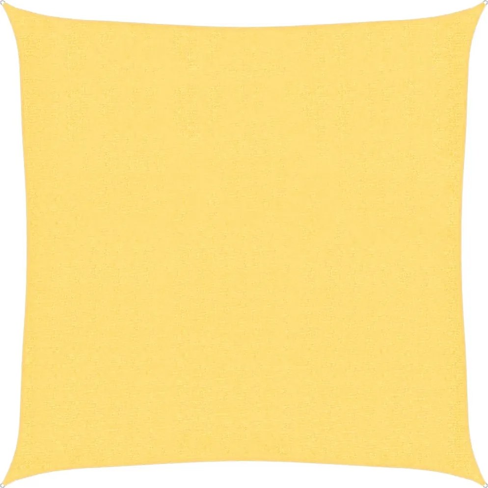 vidaXL Pânză parasolar, bej, 2 x 2 m, HDPE, pătrat