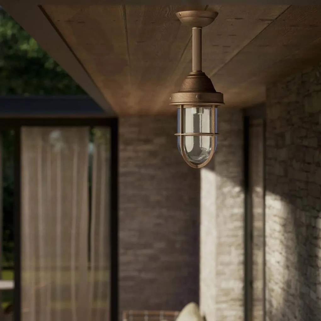 Lustra, Plafoniera exterior design rustic Grid