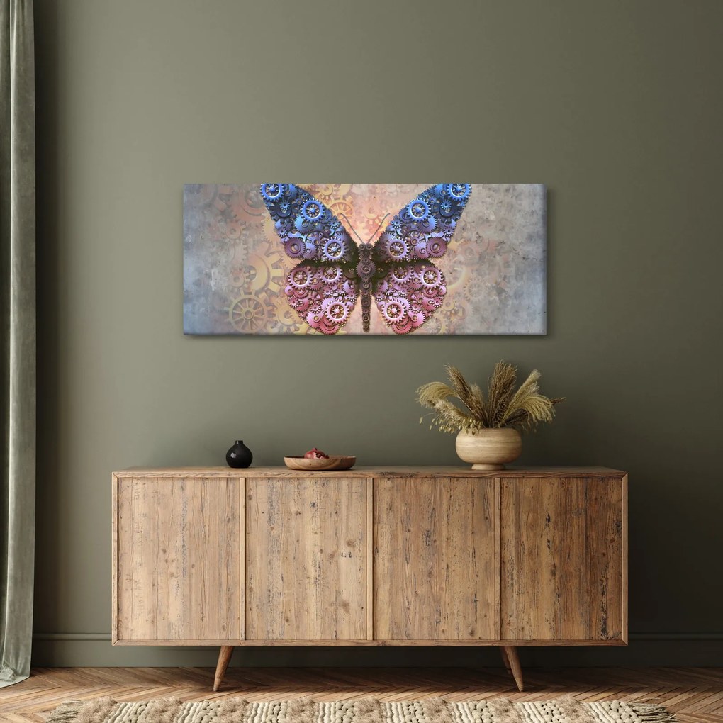Tablou - Fluture steampunk (120x50 cm)