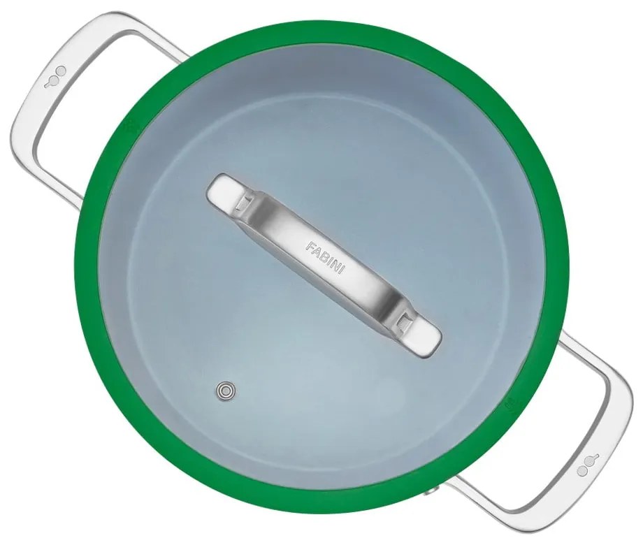 Oală cu capac/cu suprafață ceramică 5,5 l adecvată pentru plita cu inducție Meda 3.0 – FABINI