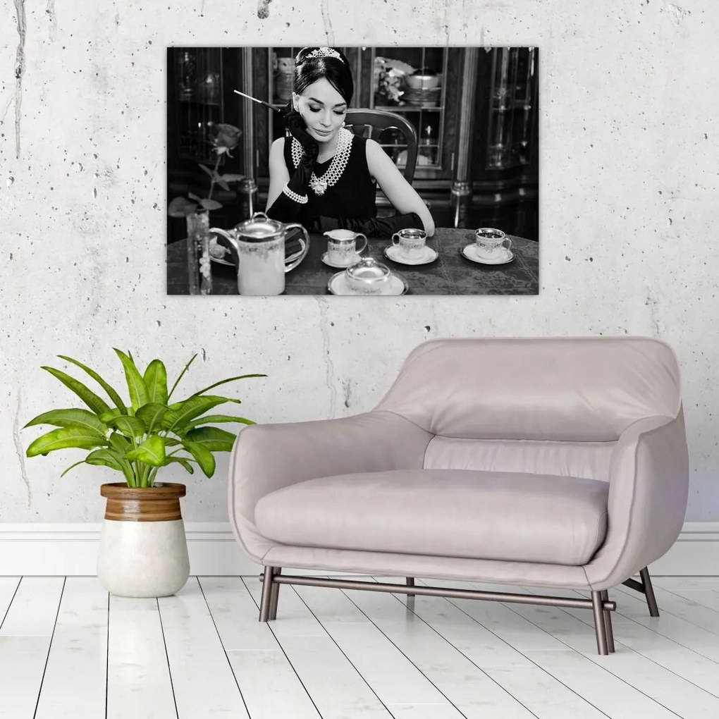 Tablou cu femeie (90x60 cm)