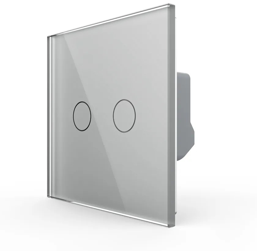 Intrerupator Dublu cu Revenire, Contact Uscat si 12/24V cu Touch LIVOLO – Serie Noua