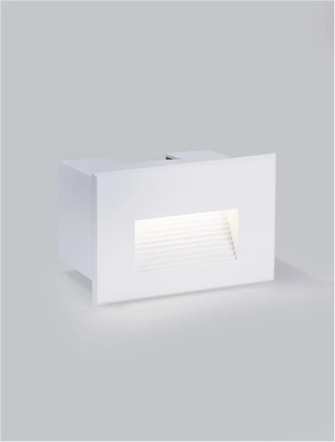 Spot LED incastrabil exterior, ambiental, IP65, POLKA alb