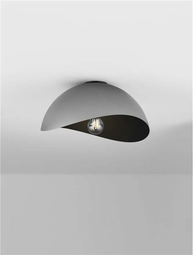 Lustra aplicata design decorativ OPSI negru D-30cm