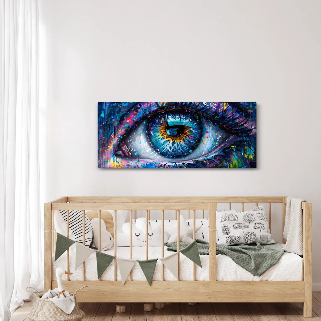 Tablou - Pictura ochilor (120x50 cm)