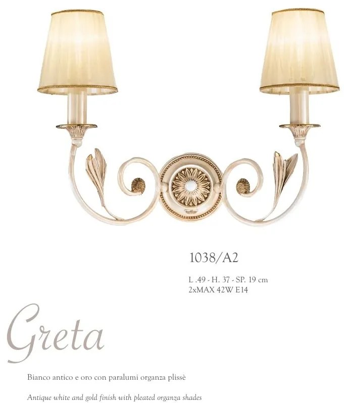 Aplica de perete LUX realizata manual Greta