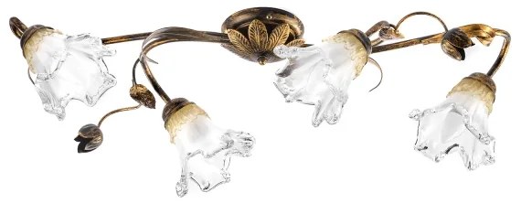 ONLI - Plafonieră ARIANNA 4xE14/6W/230V, bronz