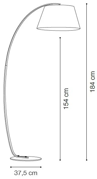 Lampadar modern PAGODA PT1 BIANCO 051741
