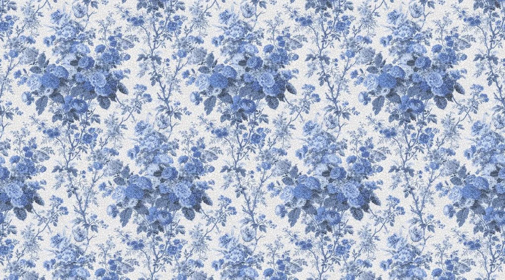 Fototapet, Porcelain, Blue, Rebel Walls