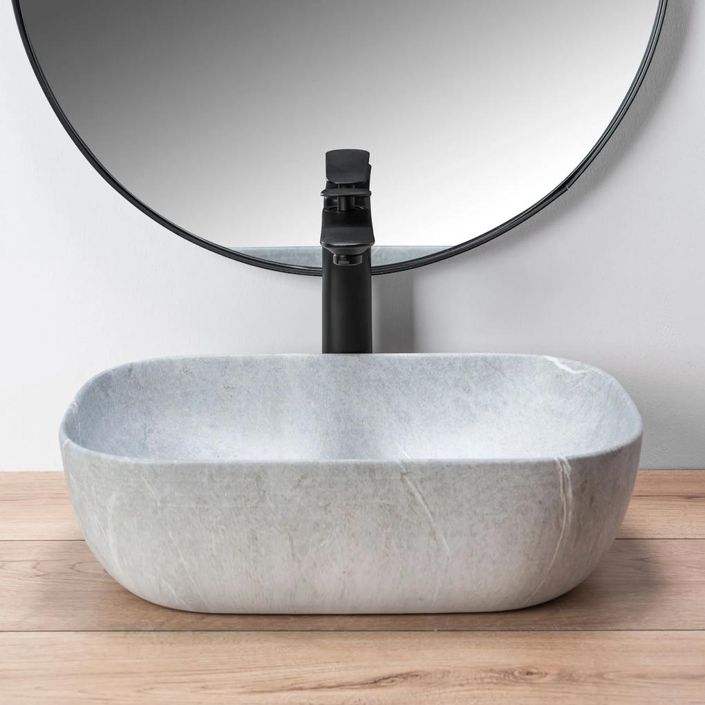 Lavoar Livia ceramica sanitara Grey – 46,5 cm