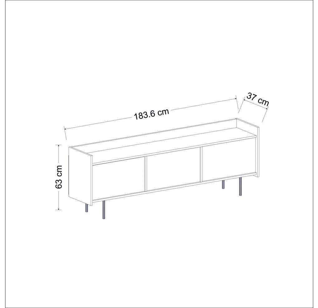 Set mobilier living Astalan (alb). 1088847
