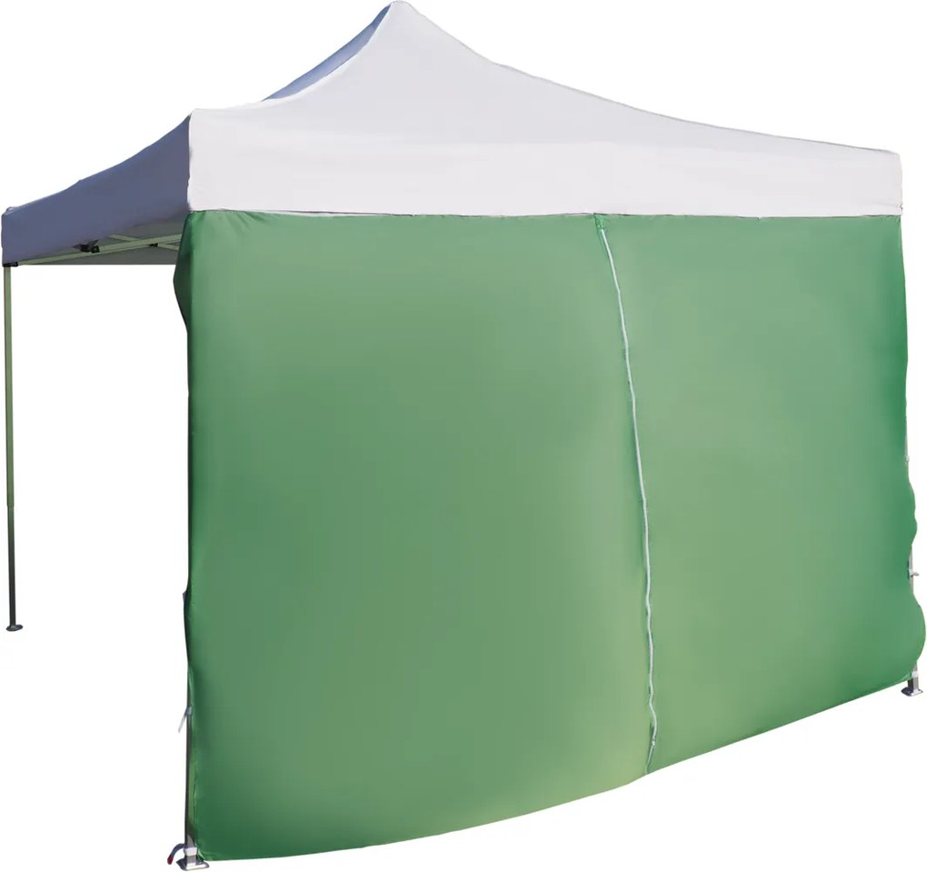 Perete lateral  4,5m cu ușă, Verde
