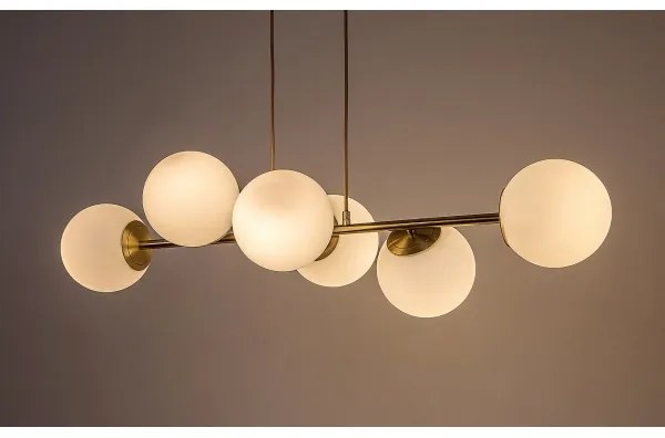 Lustră pe cablu Rabalux 72249 KIARA 6xE27/35W/230V auriu