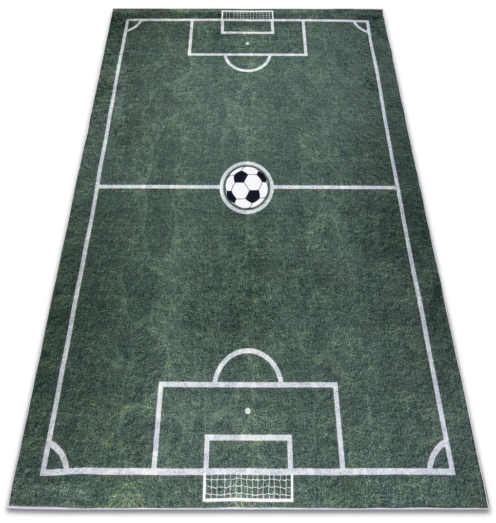 BAMBINO 2138 covor lavabil Teren, fotbal pentru copii anti-alunecare - verde