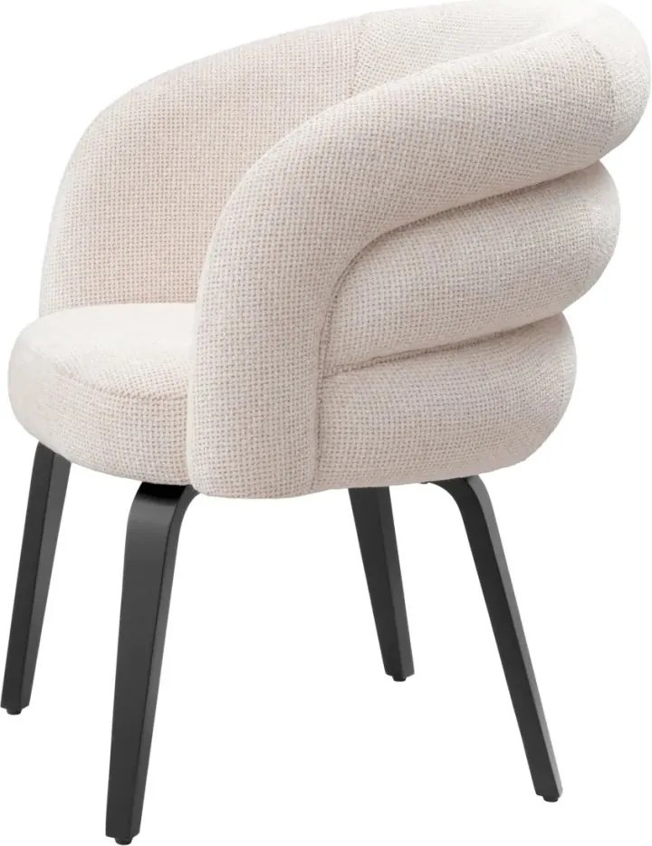 Scaun design elegant LUX Novelle, Lyssa off-white