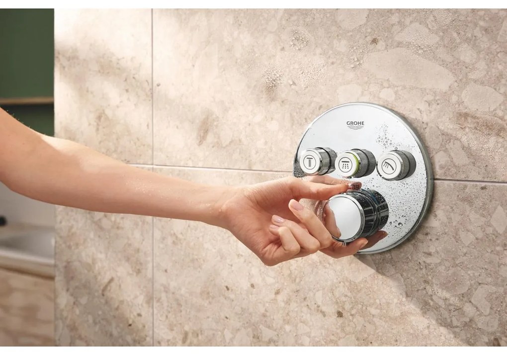 Grohe Precision Smartcontrol set de dus ascuns cu termostat da crom 34874000