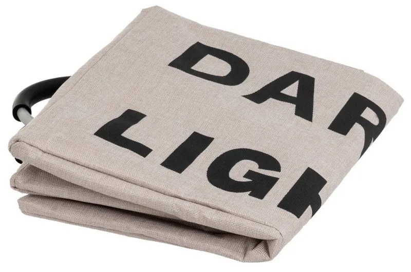 Coșuri de rufe gri-bej 2 buc. din material textil – Casa Selección