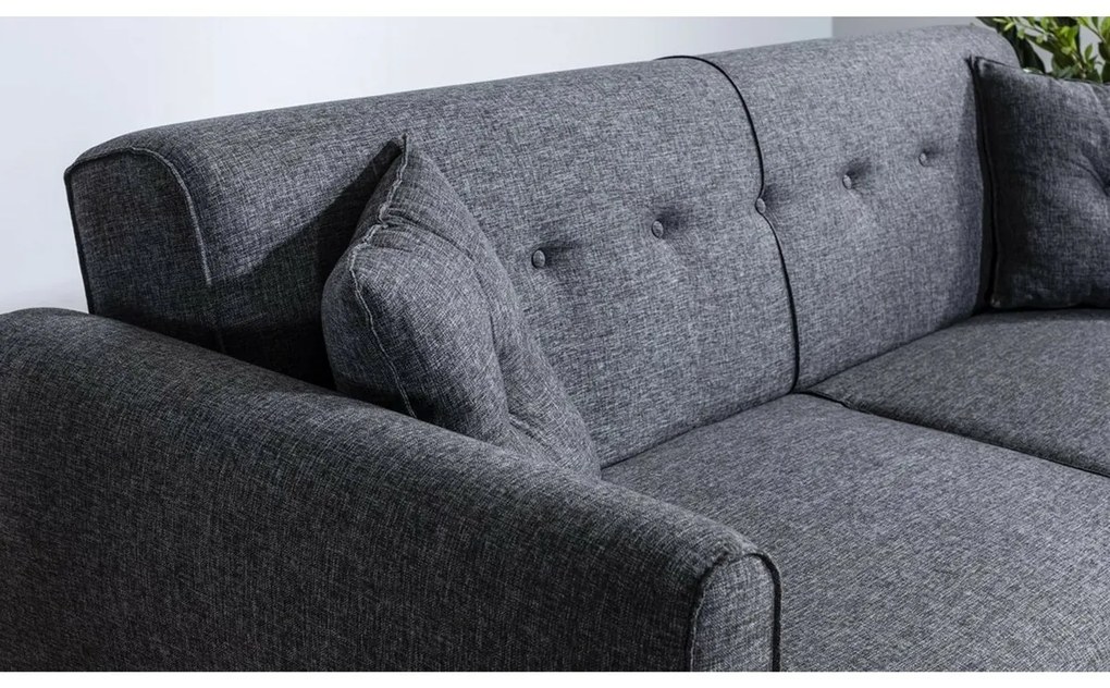 Canapea extensibilă Aria Dark Grey
