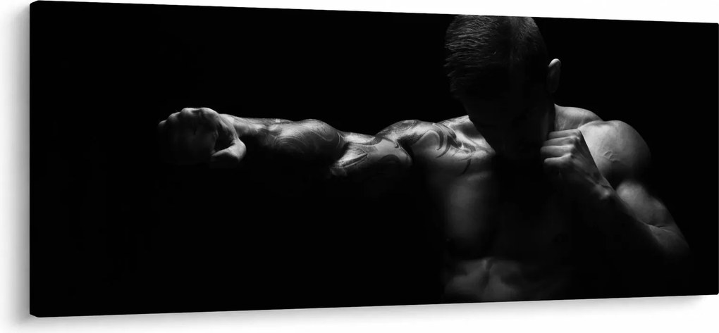 Tablou - Lovitura cu pumn (120x50 cm)