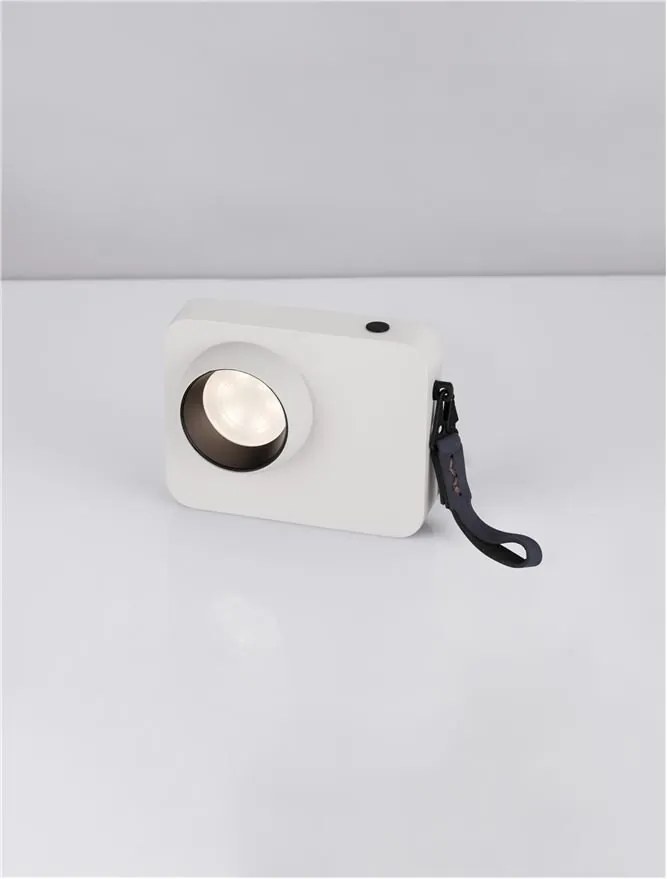 Lampa de masa LED portabila KEDROS alb
