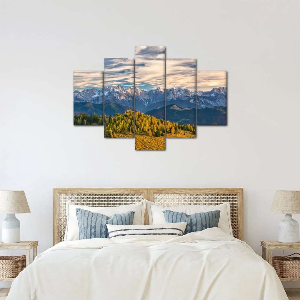 Tablou - panorama montană (150x105 cm)