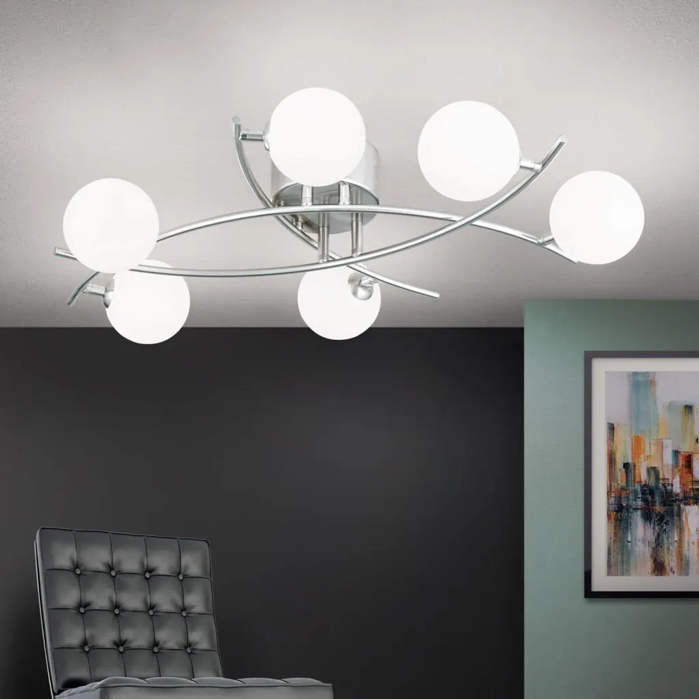 Lustra aplicata moderna Santi DL 7-574/6 satin OR