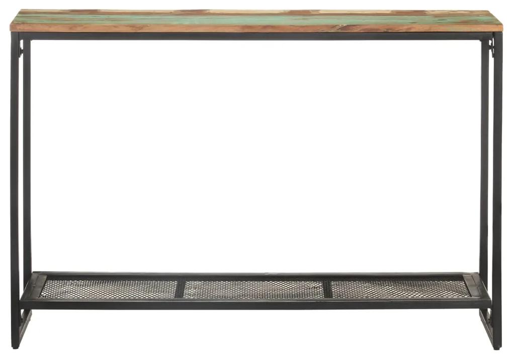 320248 vidaXL Masă consolă, 110 x 35 x 75 cm, lemn masiv reciclat