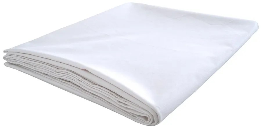 Cearsaf din bumbac DELUXA 140x240 cm alb