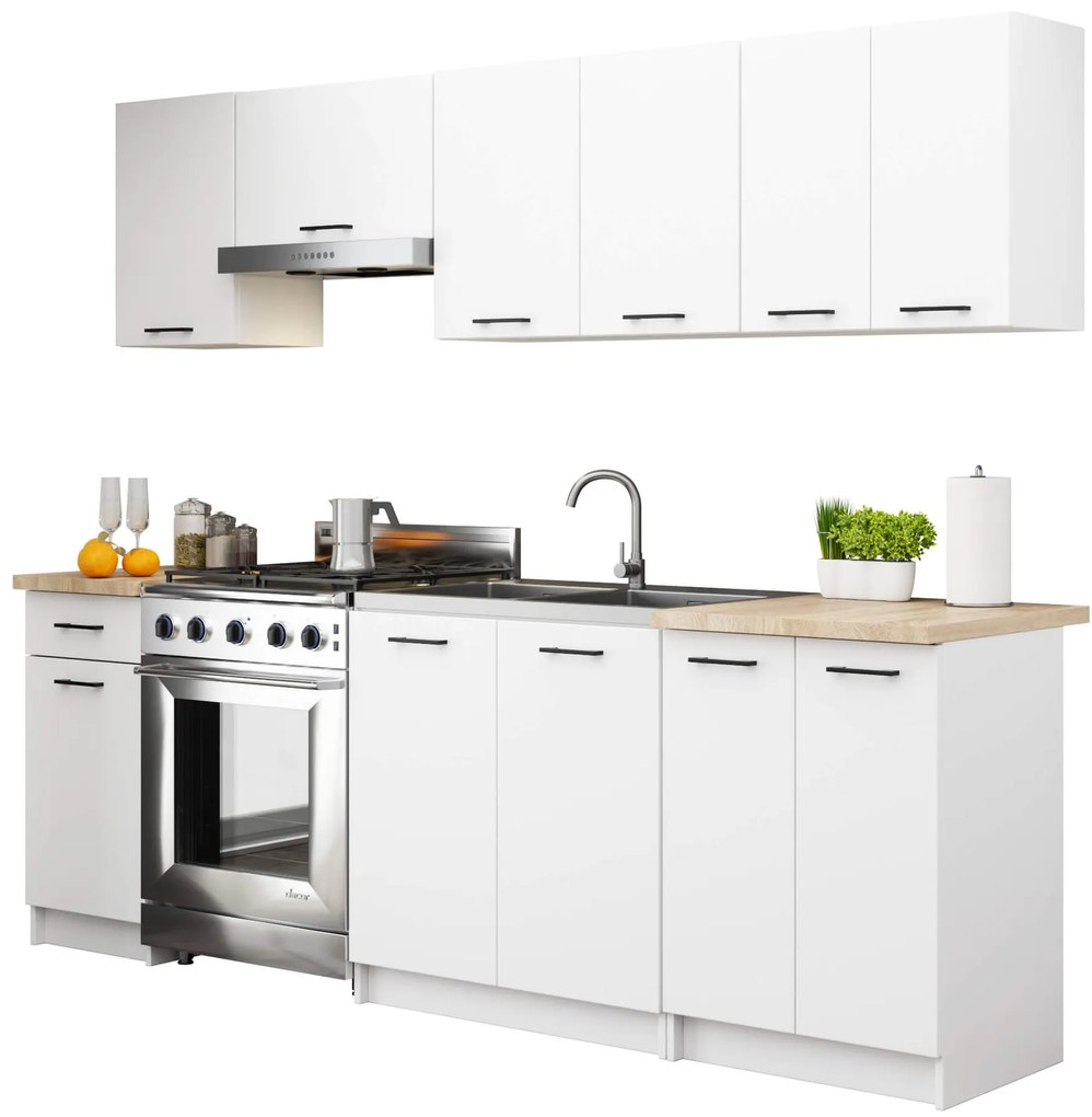 Dulap superior de bucătărie Ozara W80 G1 (alb). 1071210