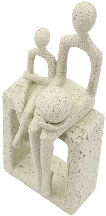 Mauro Ferretti Statuetă Maternitate Cu Pietre, 10 X 7,5 X 26 Cm | Aosom Romania