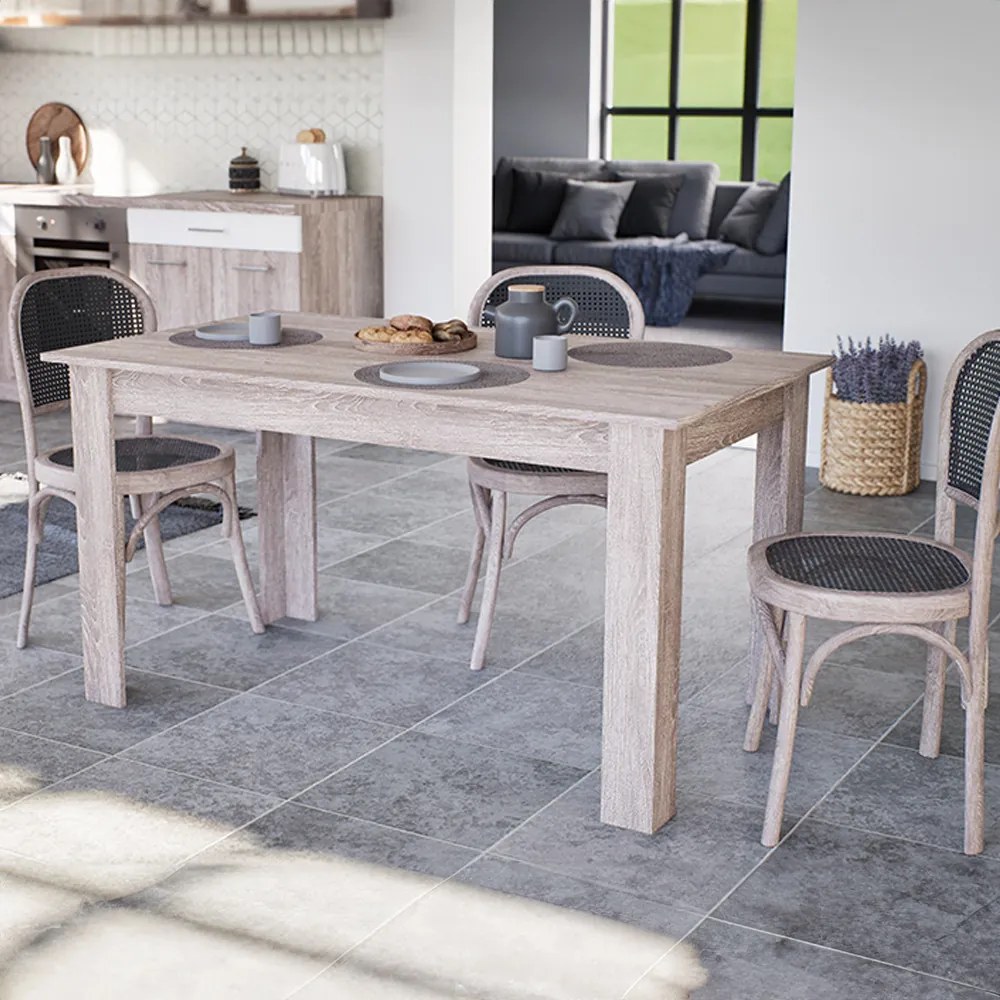 Masa de sufragerie Yorki Standard 140x80 cm stejar yorki