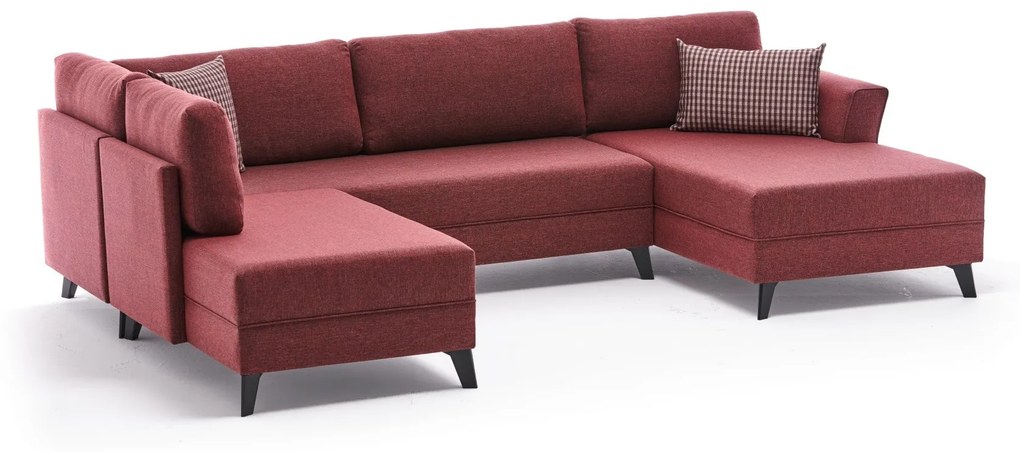 Canapea extensibilă de colț Eris - Claret Red